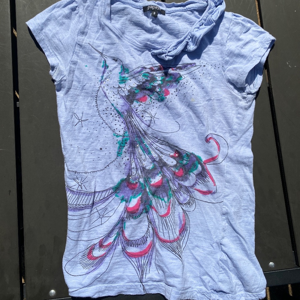 Lavender Hummingbird Tee